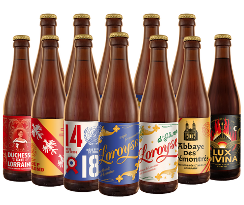 Brasserie de Lorraine 12 X 330ml Mixed Bottle Bundle